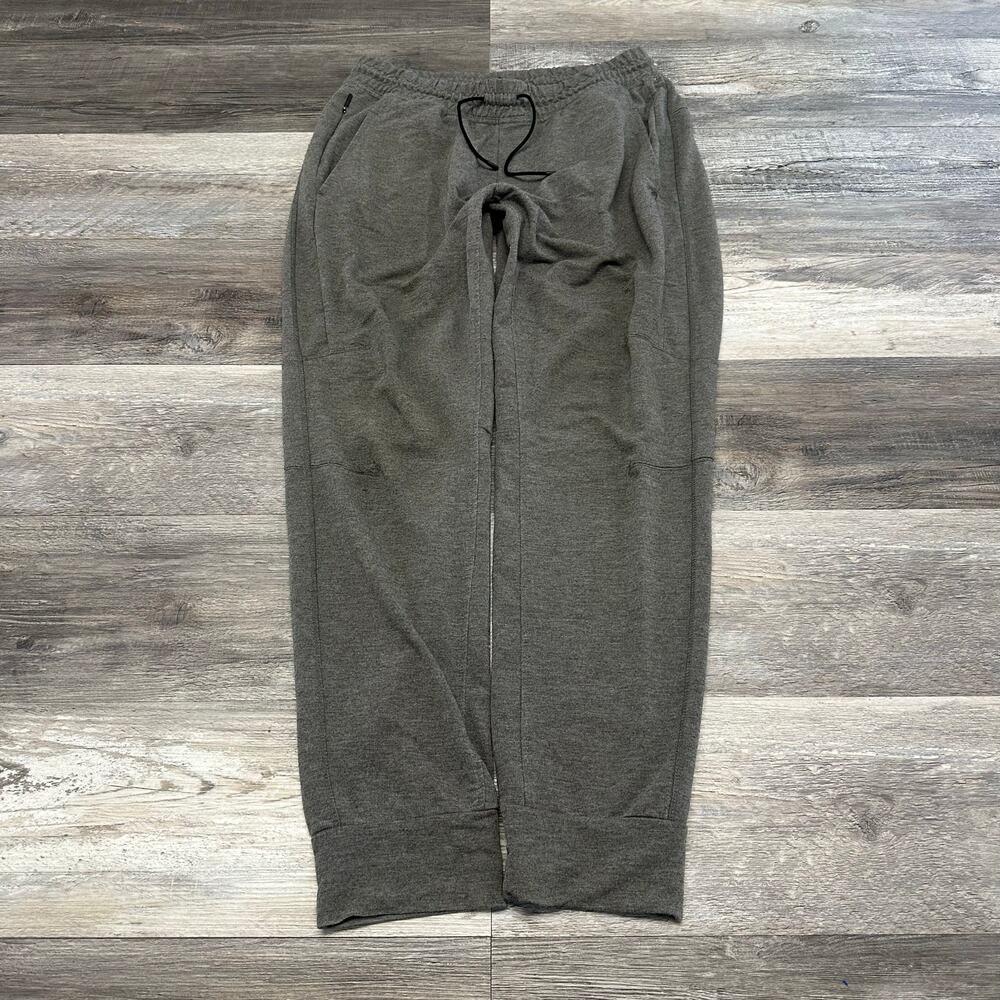 Skora Qwick Dry Gray Mens Large Tapered Jogger Active Sweatpants‎ Athleisure Gym